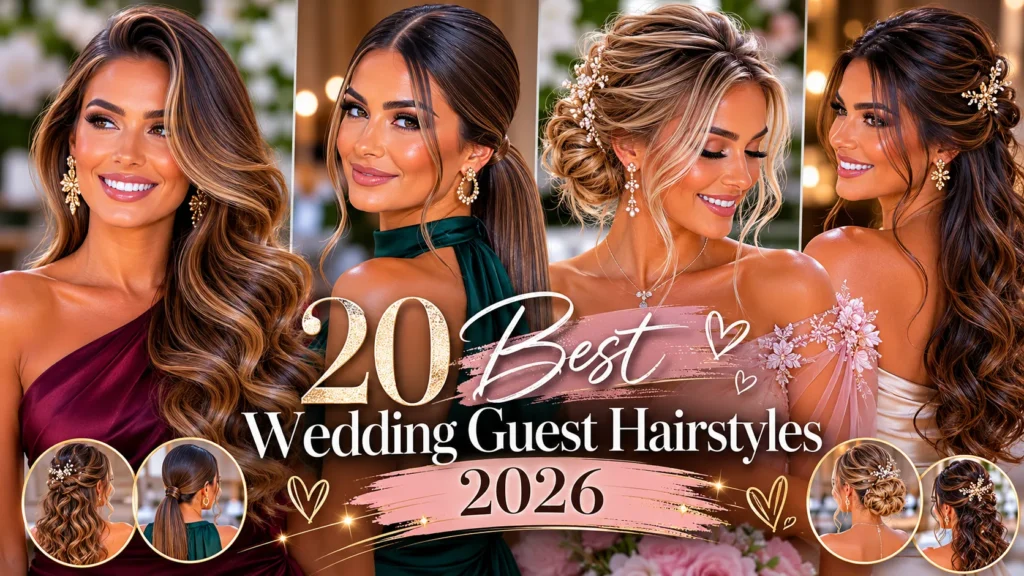 '20 trending Wedding Guest Hairstyles 2026 That Are All Over Pinterest