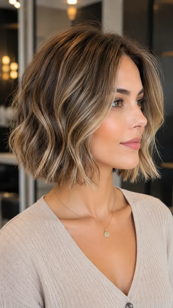Textured Wavy Bob