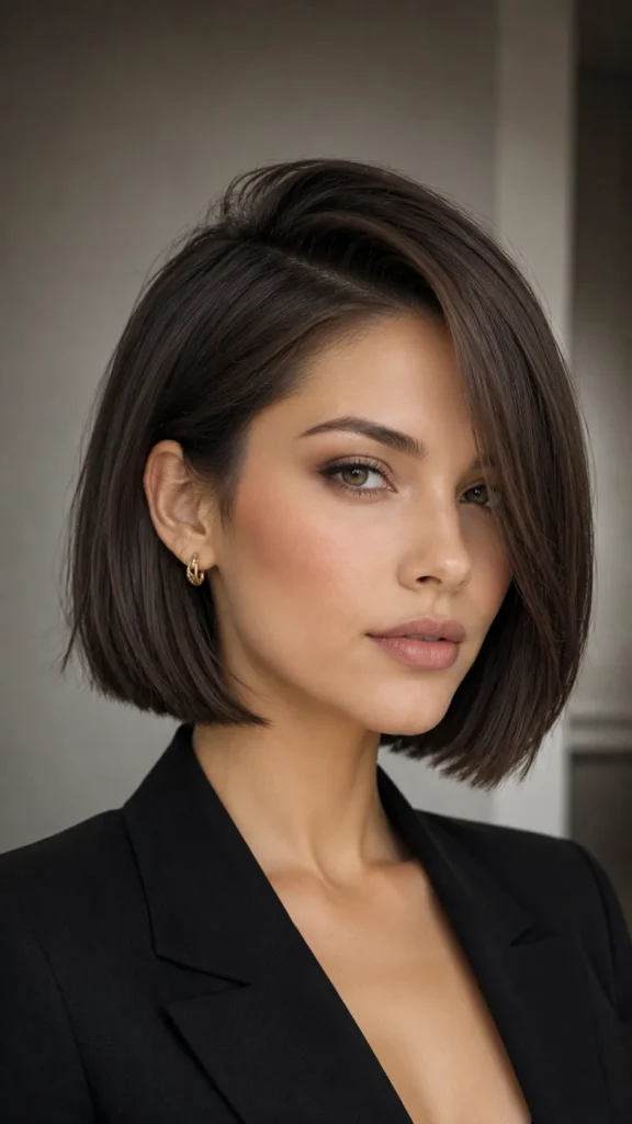 Bob with Side Part