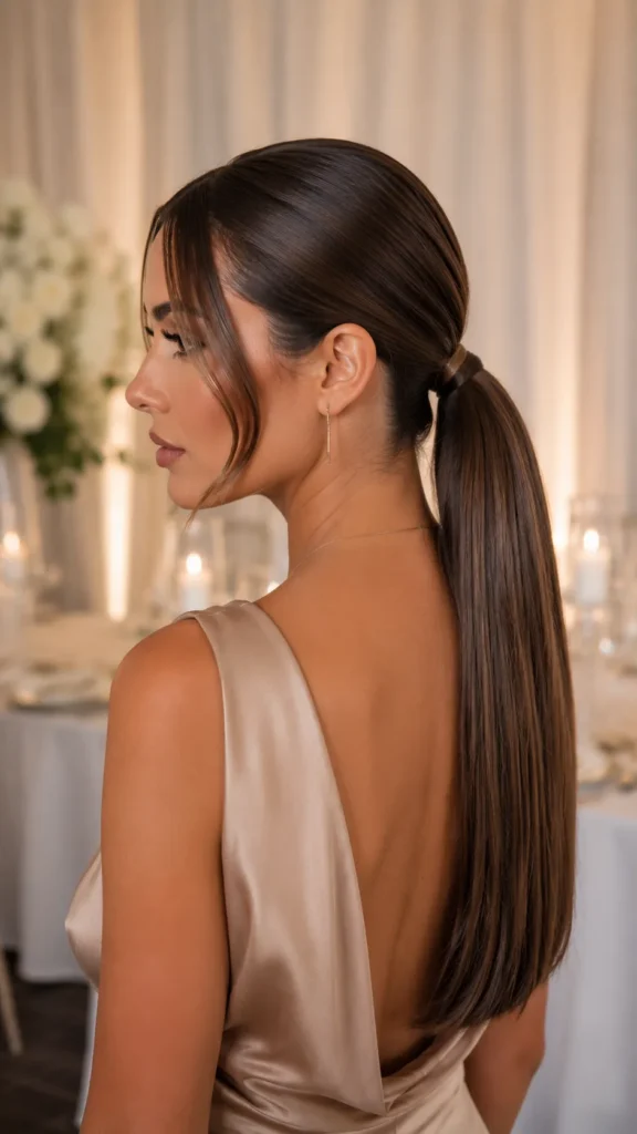 Sleek Low Ponytail
