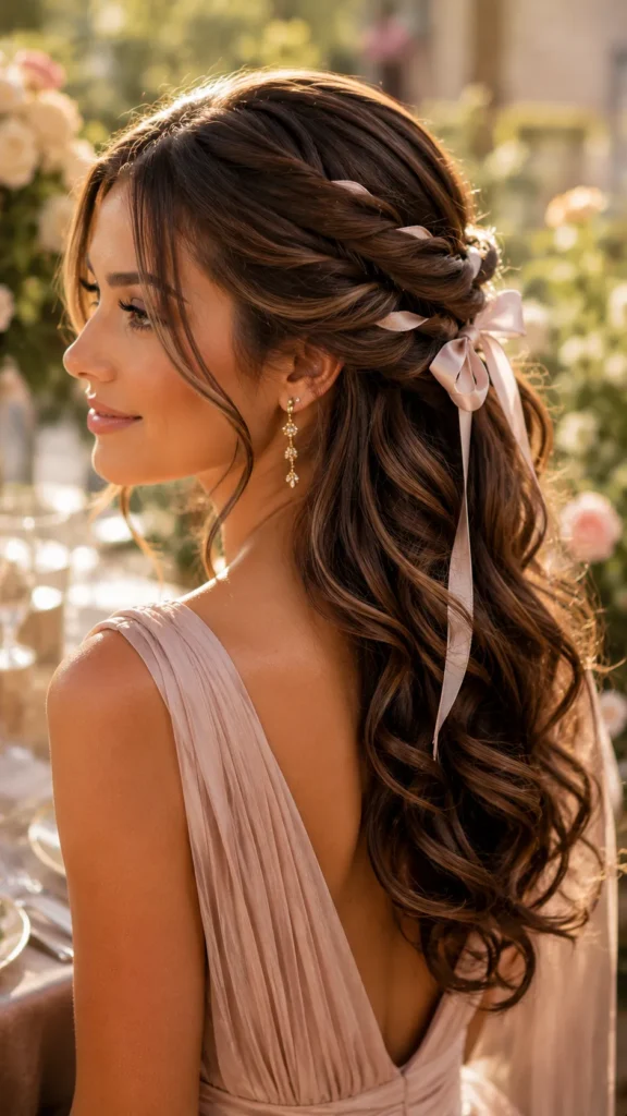 Twisted Half-Up Hairstyle
