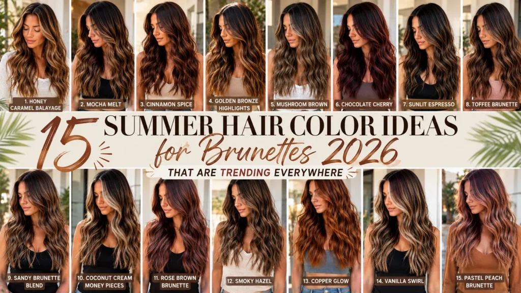 15 Summer Hair Color Ideas for Brunettes 2026 That Are Trending Everywhere