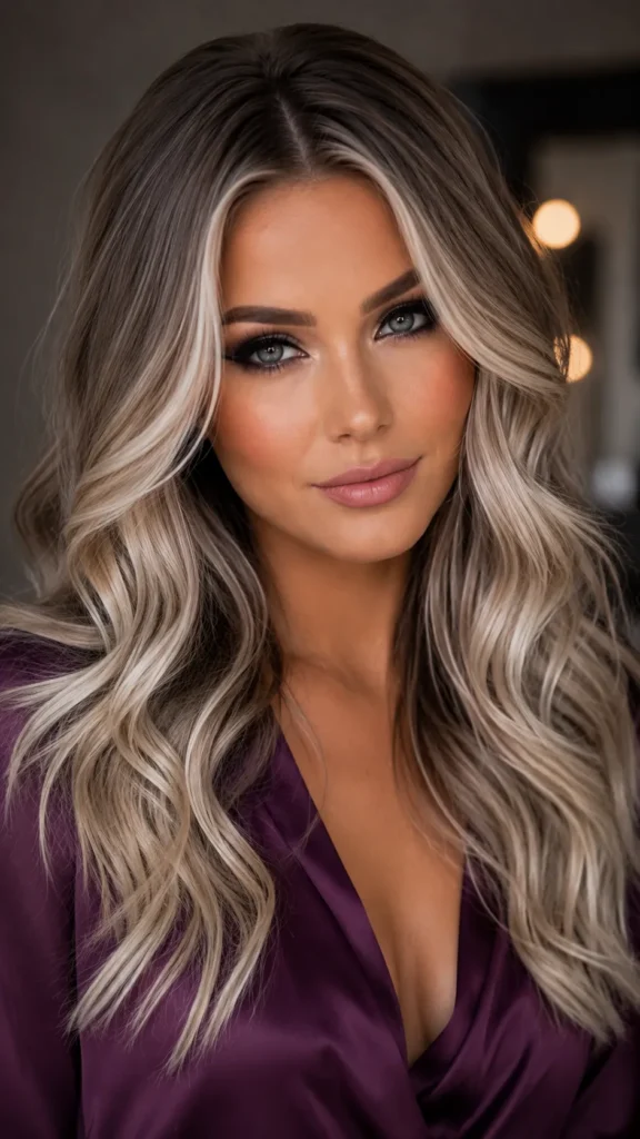 Face-Framing Ash Blonde Highlights