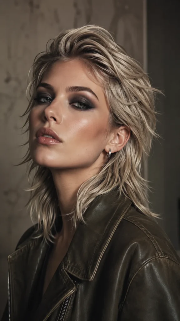 Slick-Back Wolf Cut