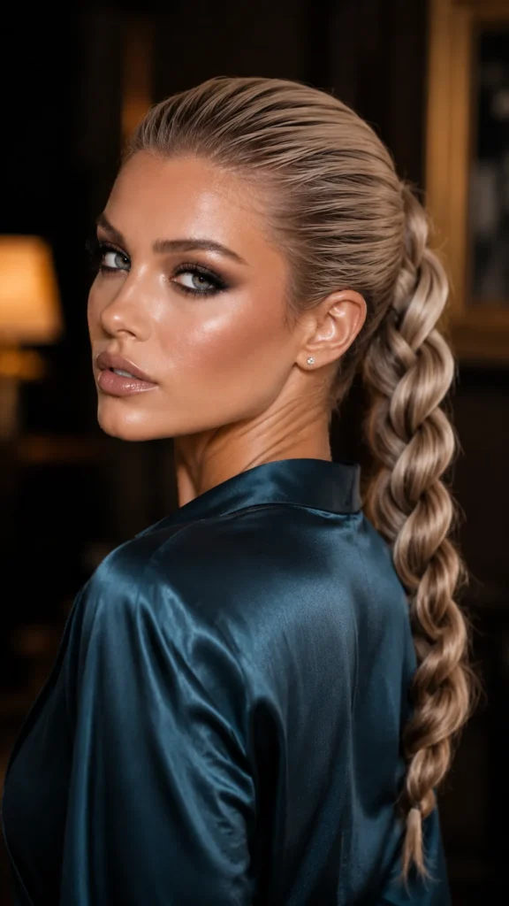 Slick-Back Rope Braid