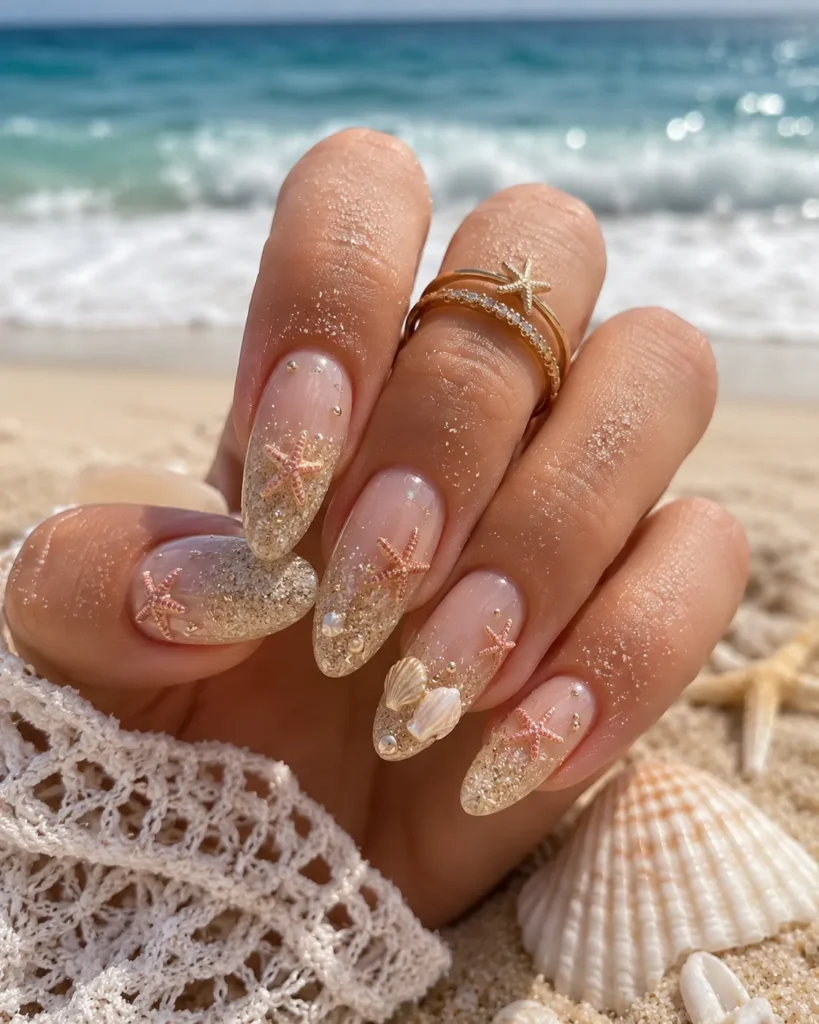 Starfish & Sand Nails