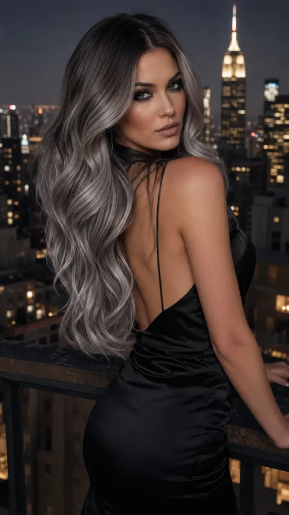 Smoky Grey Balayage