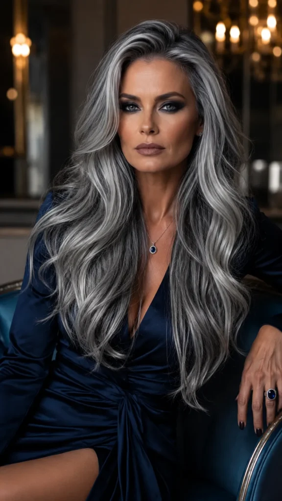Full Grey Balayage Transformation