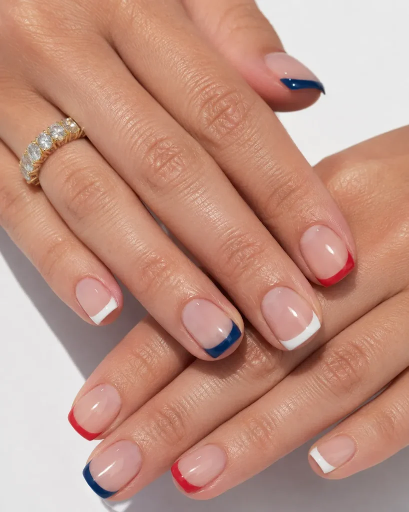 Classic Red, White, and Blue Tips