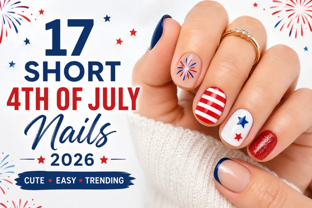 17 Short 4th of July Nails 2026 That Are Cute, Easy, and Trending