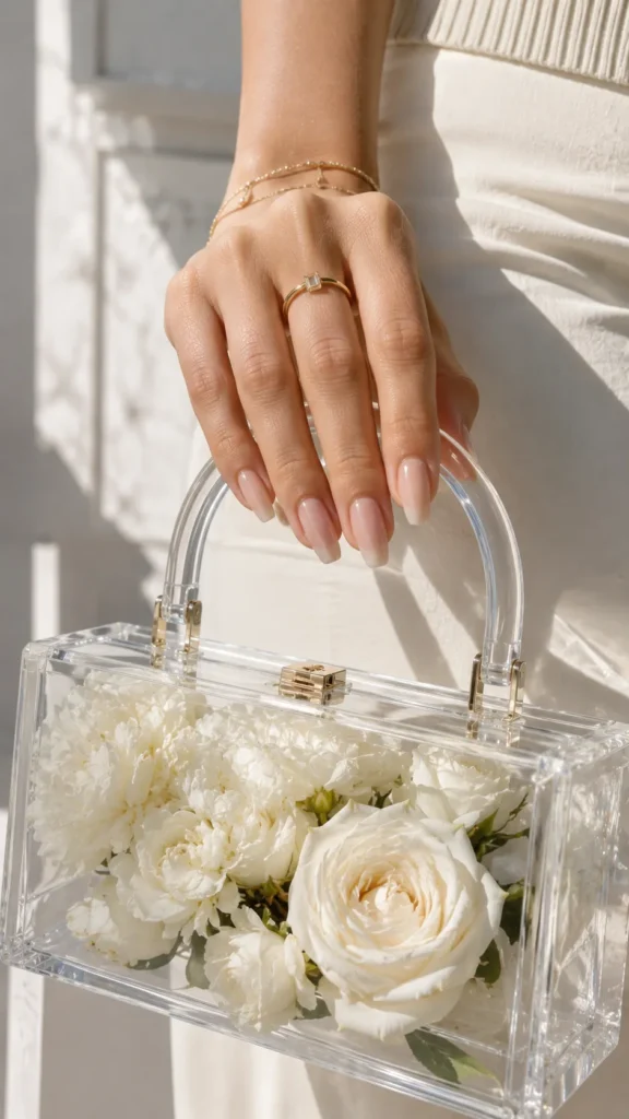 Crystal-Clear Gloss Nails