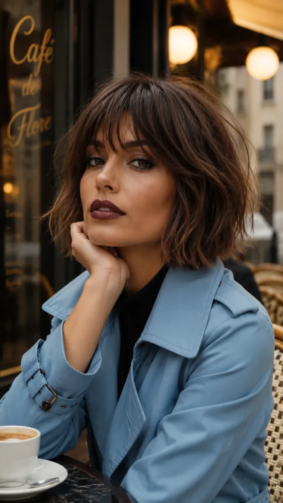 French-Inspired Choppy Bob