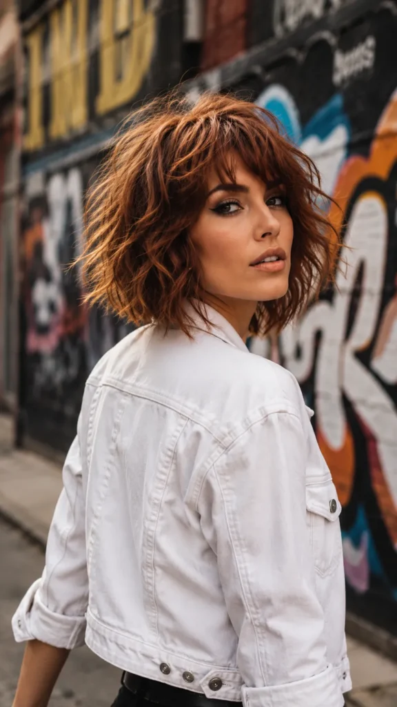 Shaggy Choppy Bob