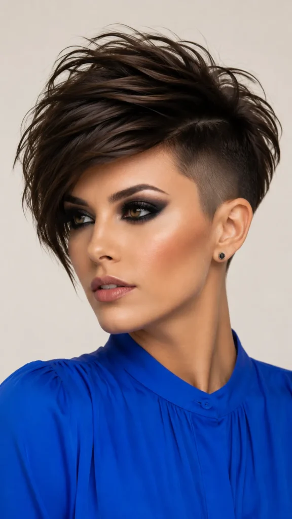 Undercut Pixie with Textured Top