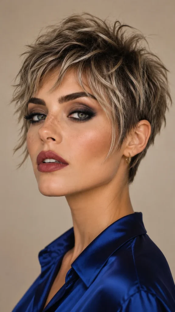 Shaggy Pixie with Face-Framing Pieces