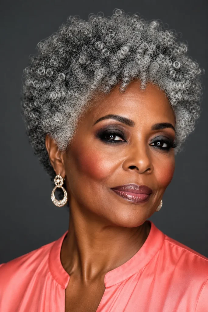 Curly Gray Crop