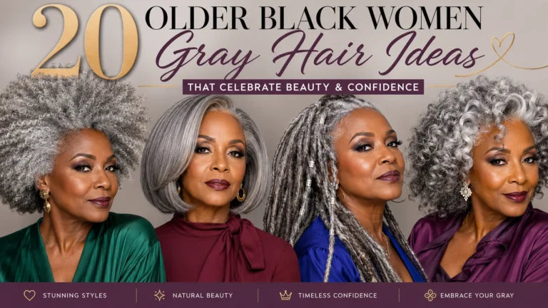 20 Older Black Women Gray Hair Ideas That Celebrate Beauty and Confidence
