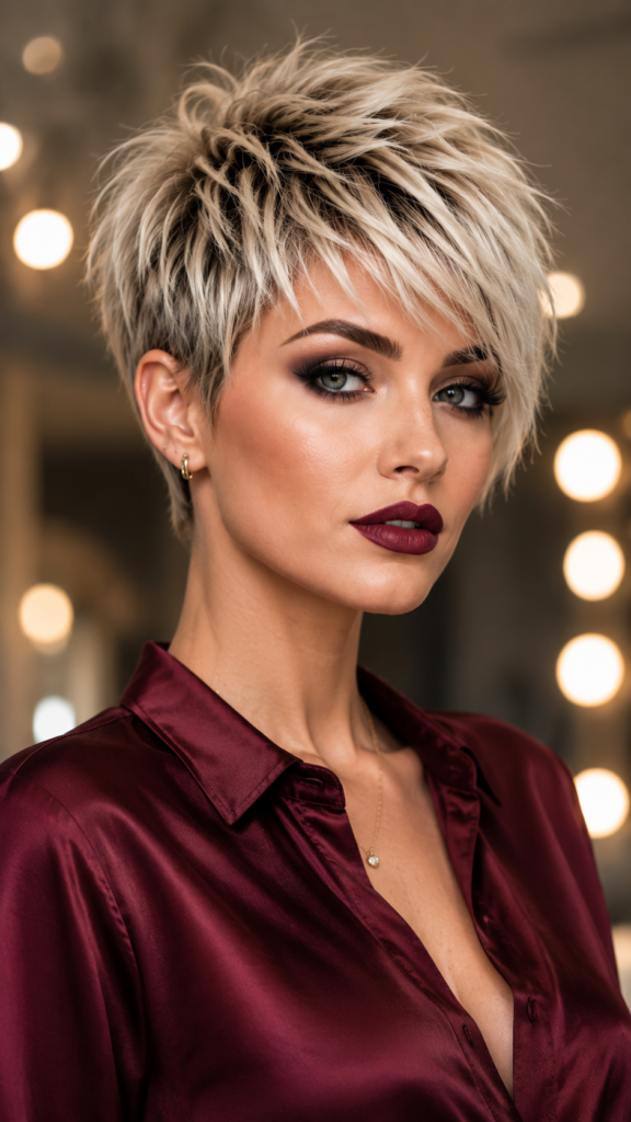 Textured Pixie Cut