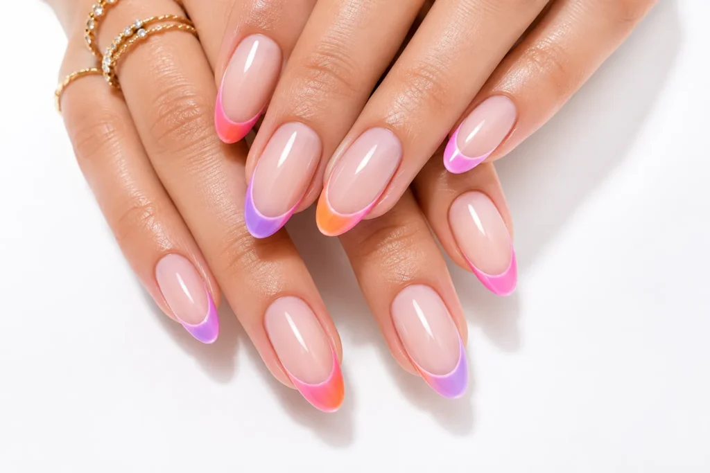 13. Aura French Tips
