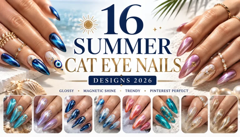 16 Summer Cat Eye Nails for 2026