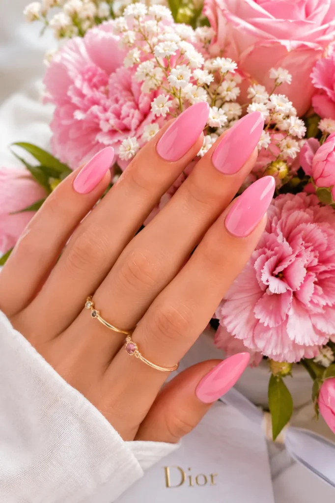  Cotton Candy Pink Nails