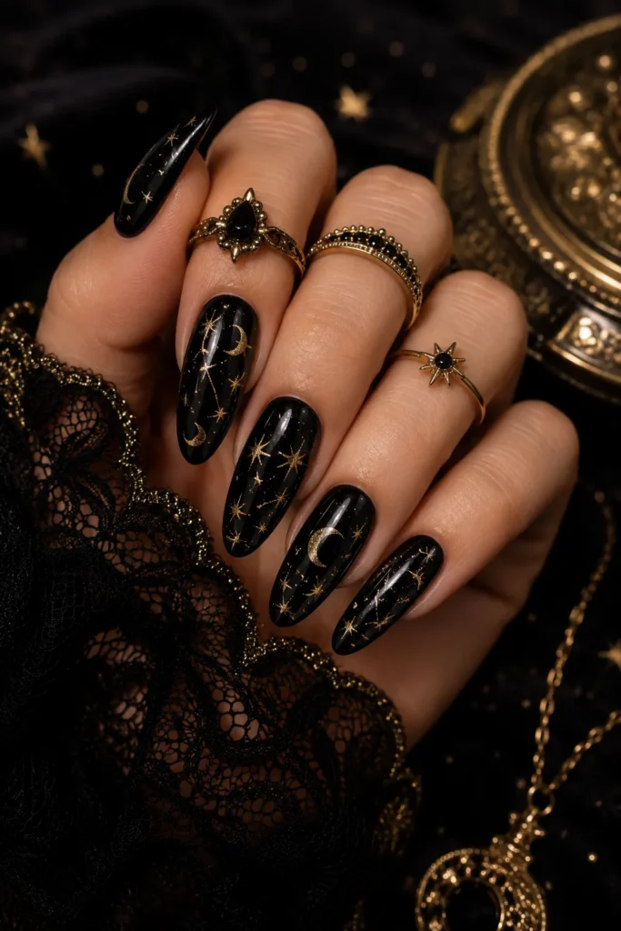  Celestial Gold & Black