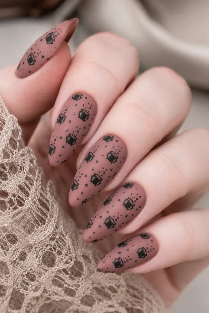 Stamped Cauldron Repeat Pattern