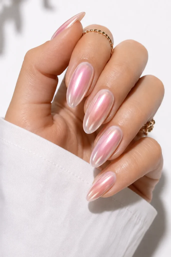 Chrome Aura Nails