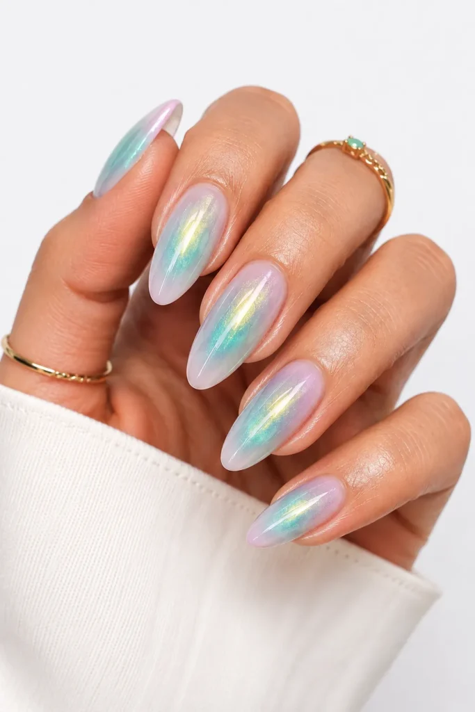 Mermaid Aura Nails