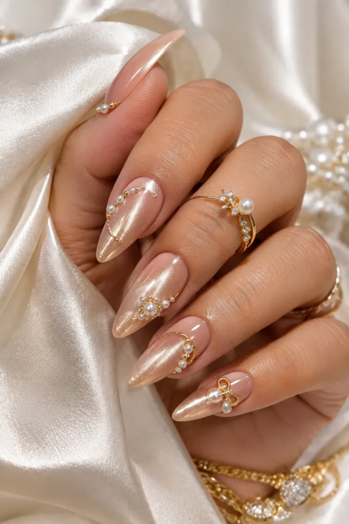 Greek Goddess Pearl Cat Eye