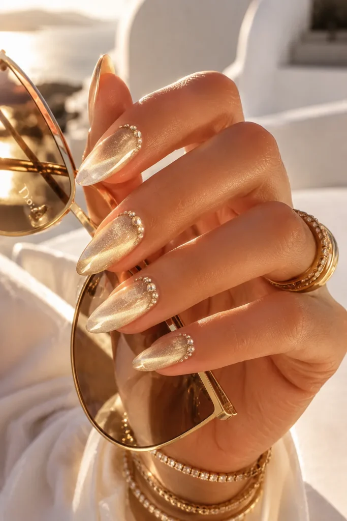 Golden Hour Cat Eye Glam
