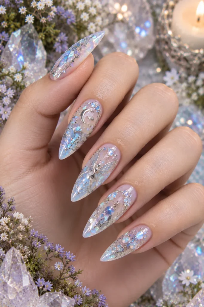Celestial Herbarium Nails