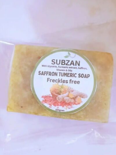 SUBZAN Saffron and Turmeric Soap