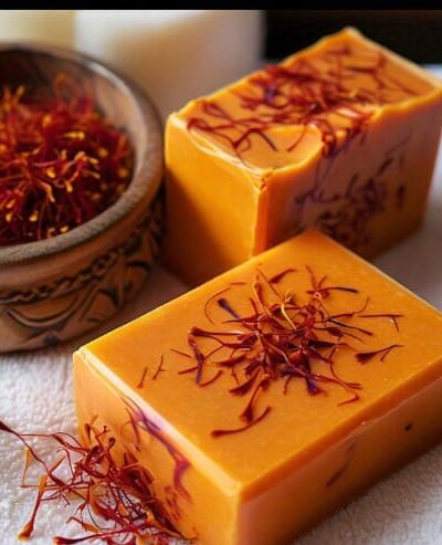 Saffron soap