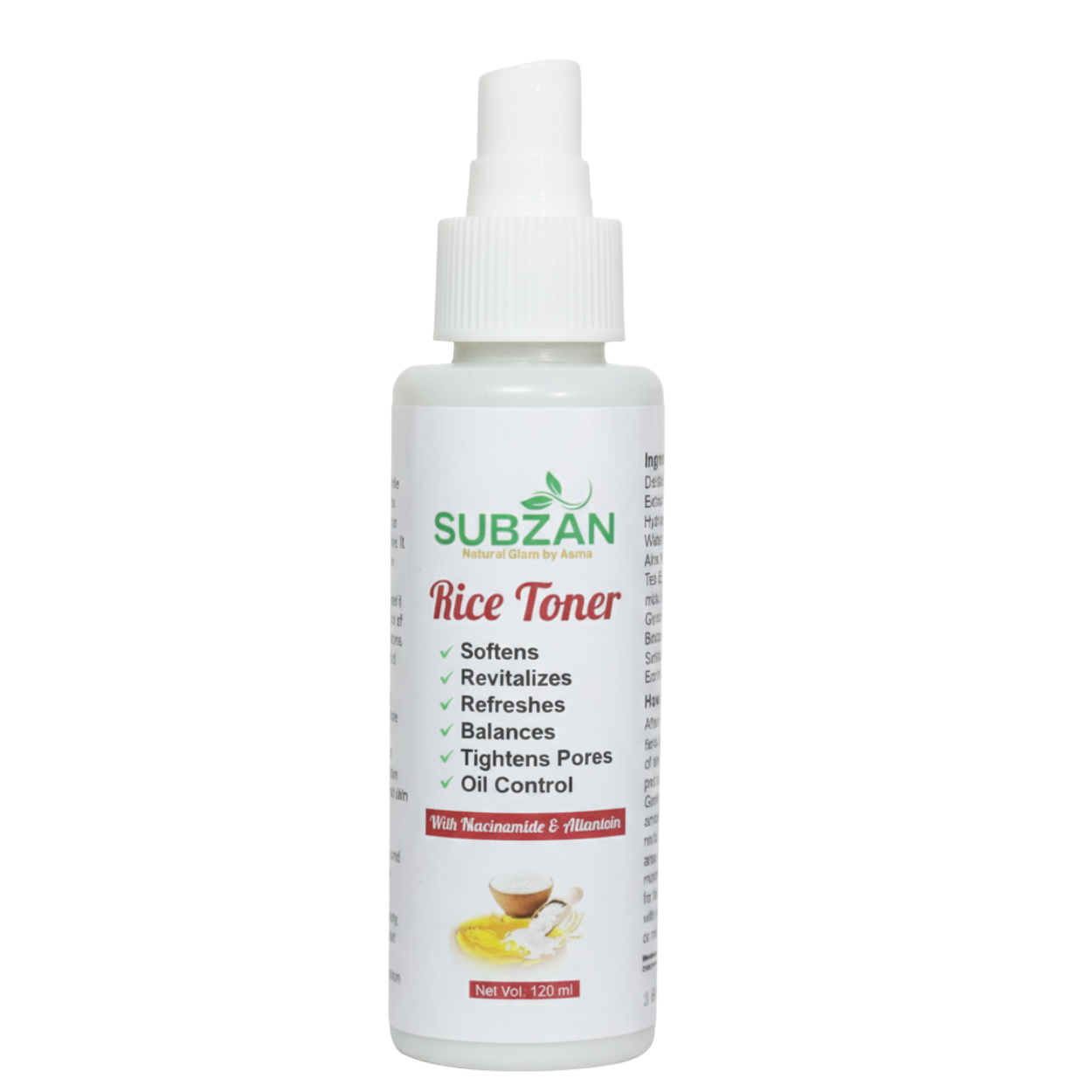 SUBZAN Rice Toner