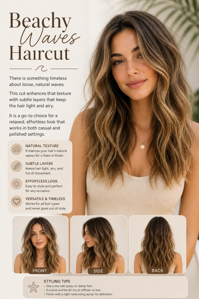 Beachy Waves Haircut