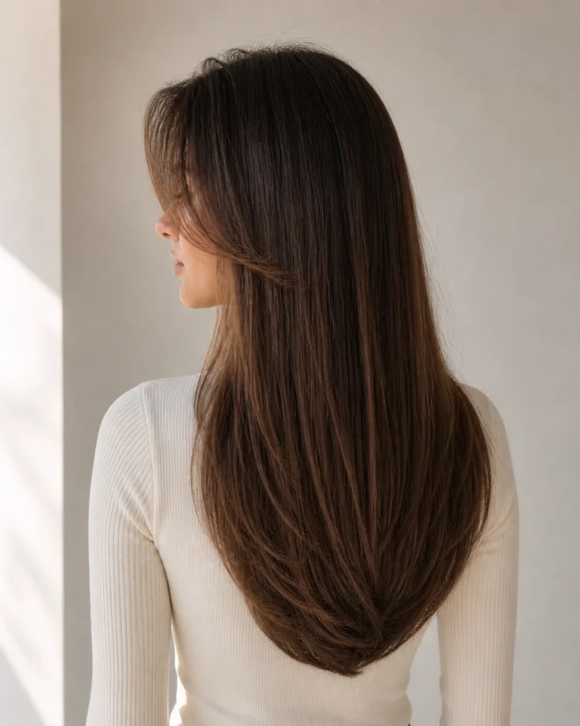 U-Shaped Long Haircut