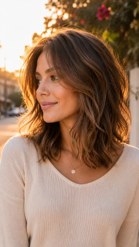 Wavy Medium-Length Cut