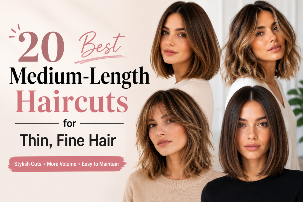 20 Best Medium-Length Haircuts for Thin, Fine Hair