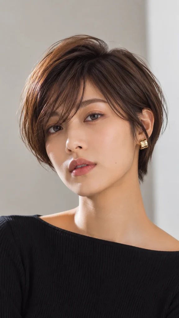 Pixie Bob With Side Fringe