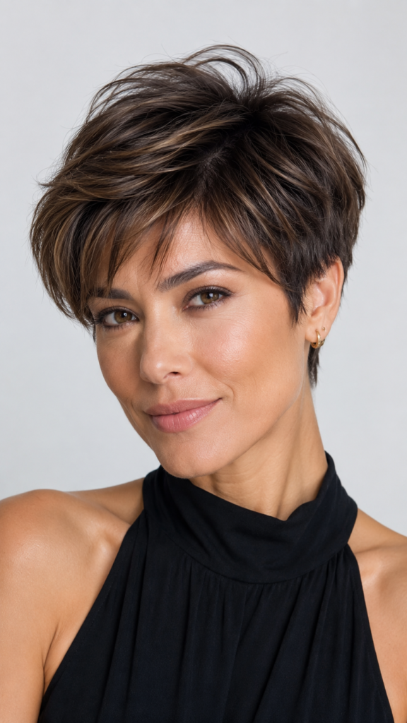 Textured Pixie Cut