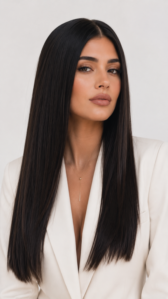  Sleek Straight Cut