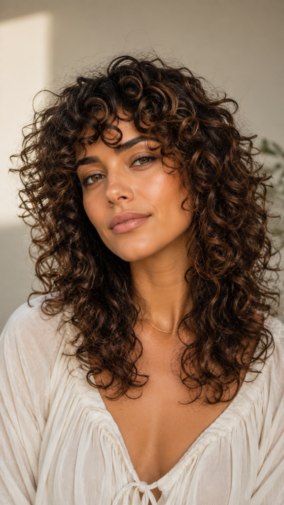 Curly Layered Cut